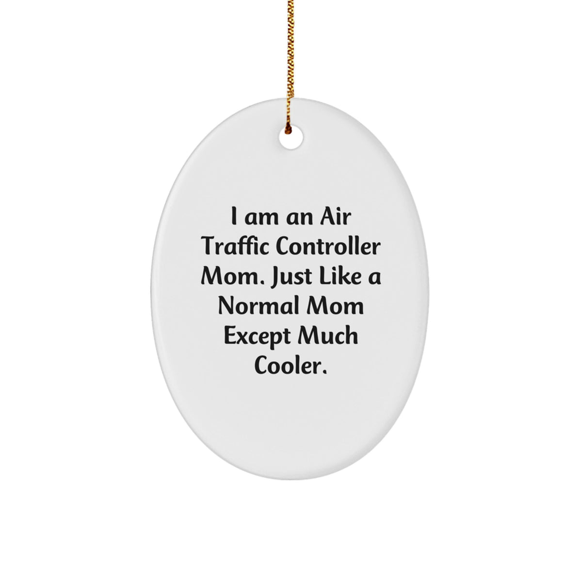 Air Traffic Controller Keepsake Christmas Ornament for Him Personal Gift - Image 1