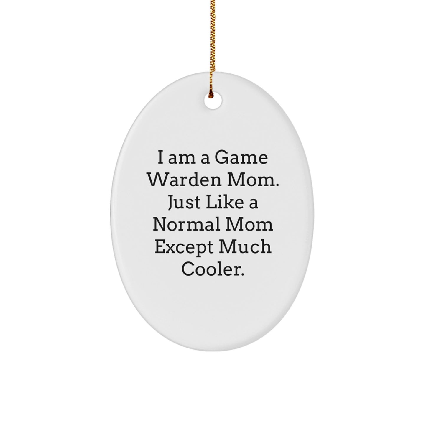Game Warden Keepsake Christmas Ornament for Him Gift - Image 1