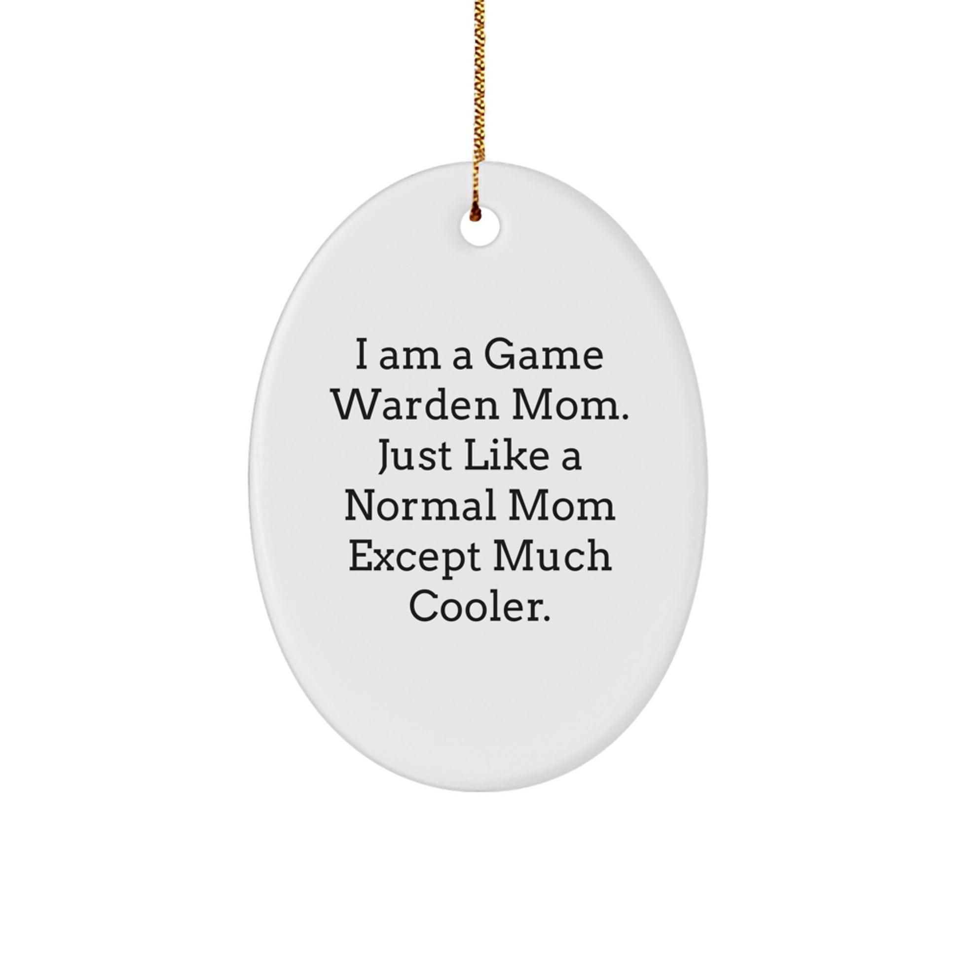 Game Warden Keepsake Christmas Ornament for Him Gift - Image 1