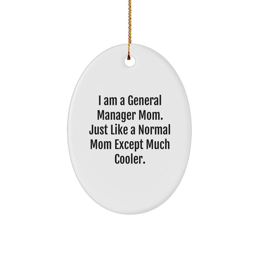 Christmas Unique Gift for Her General Manager Mom Ornament Present - Image 1