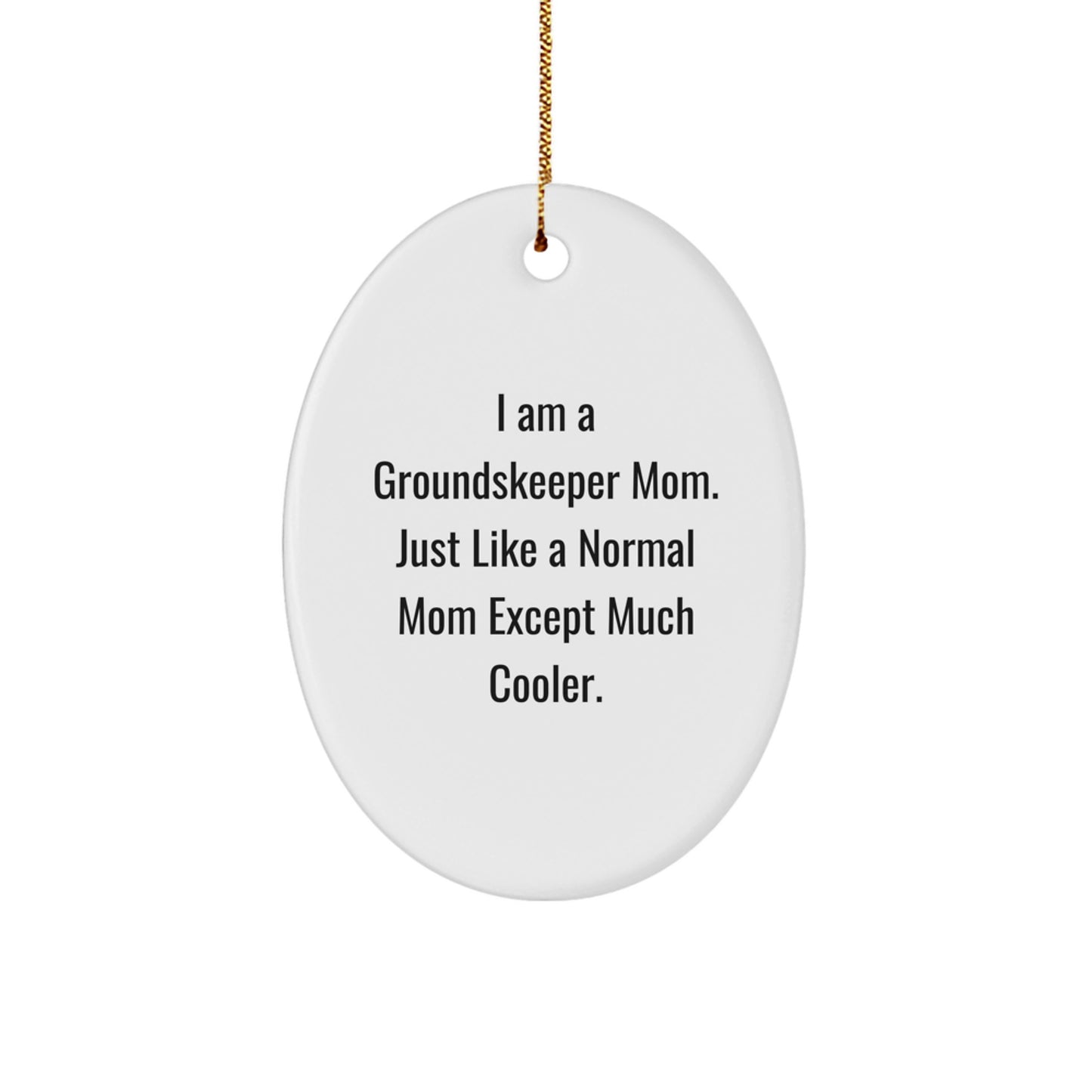 Groundskeeper Mom Keepsake Festive Christmas Ornament for Him Gift - Image 1