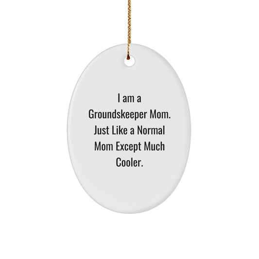 Groundskeeper Mom Keepsake Festive Christmas Ornament for Him Gift - Image 1