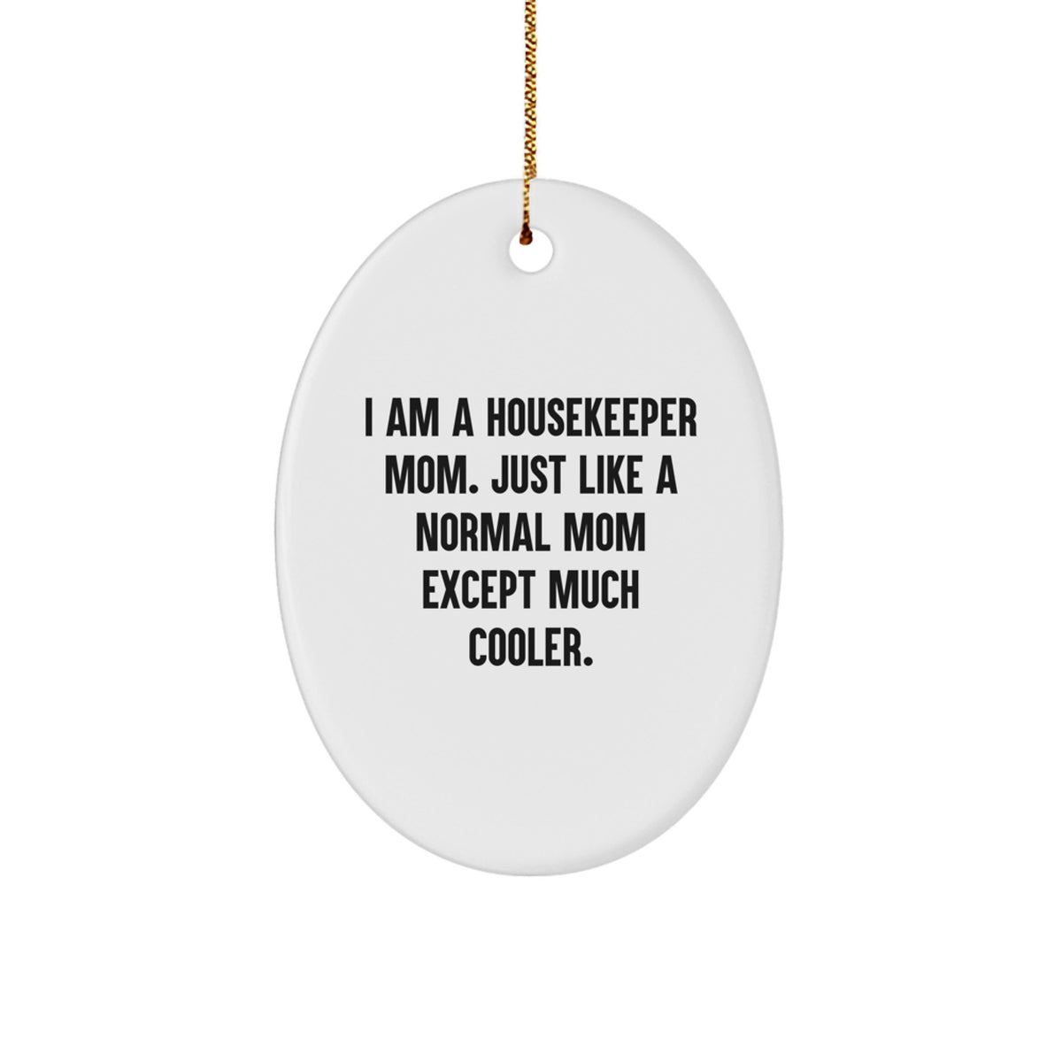 Housekeeper Keepsake Bright Christmas Ornament for Him Gift Joy - Image 1