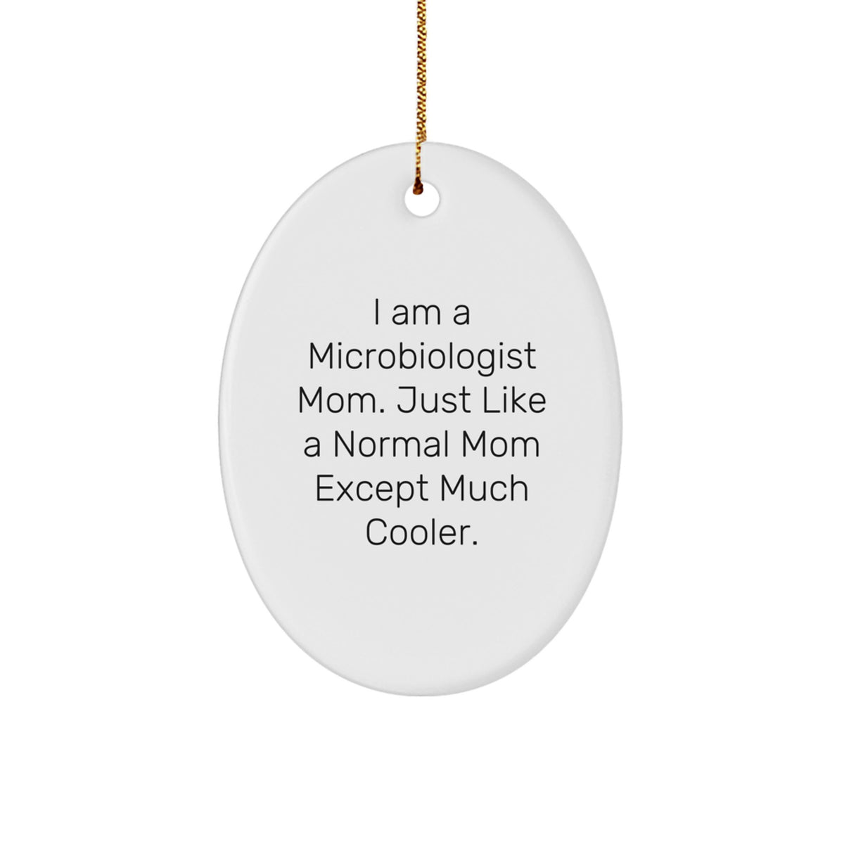 Microbiologist Keepsake Christmas Ornament for Him Gift - Image 1
