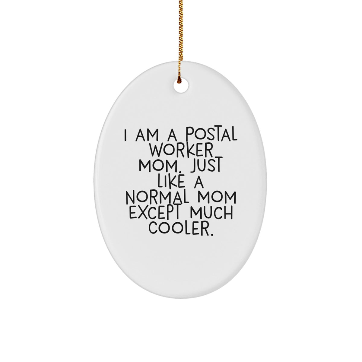 Postal Worker Keepsake Christmas Ornament for Him Holiday Gift - Image 1