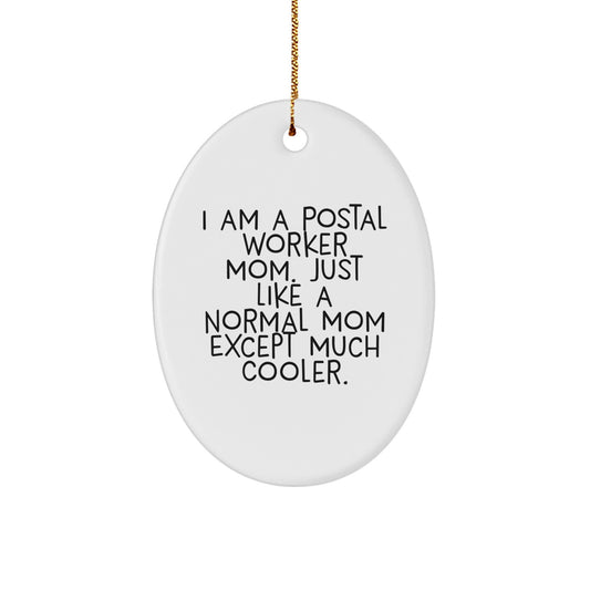 Postal Worker Keepsake Christmas Ornament for Him Holiday Gift - Image 1