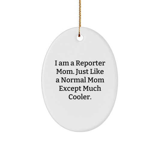Reporter Christmas Ornament Gift – Favorite for Happy Kids, Much Cooler - Image 1