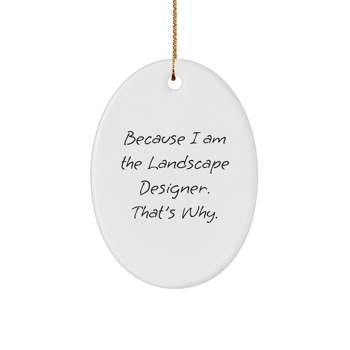 Landscape Designer Keepsake Christmas Ornament for Him Gift - Image 1
