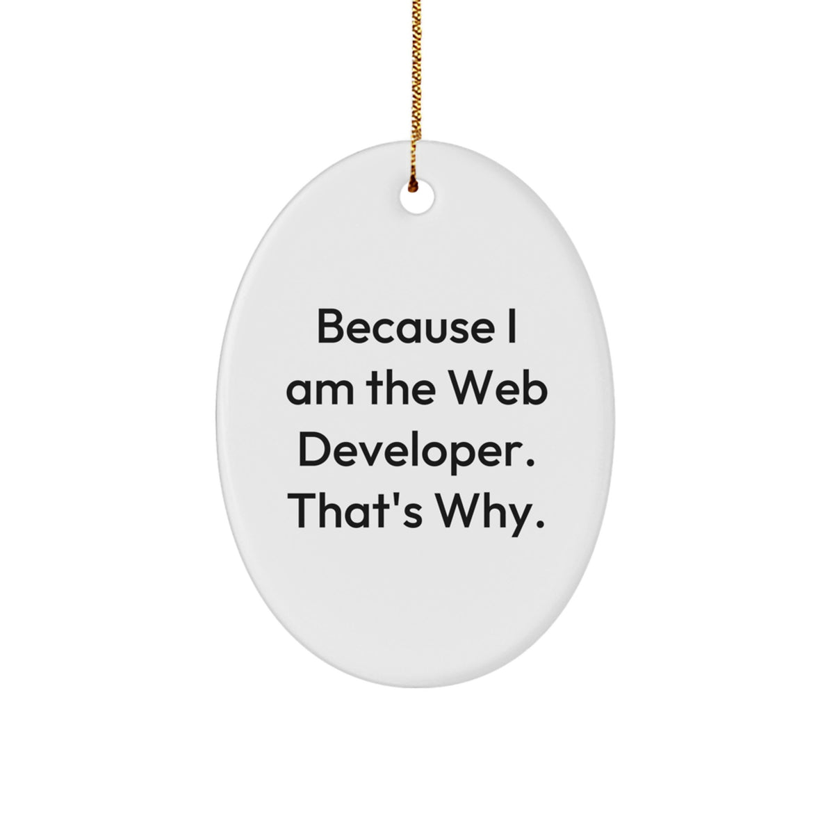 Family Web Developer Bright Christmas Ornament and Love Gift for Family - Image 1