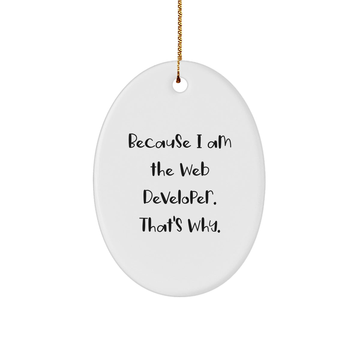Joyful Web Developer Christmas Ornament for Happy Kids Favorite Gift - Image 1