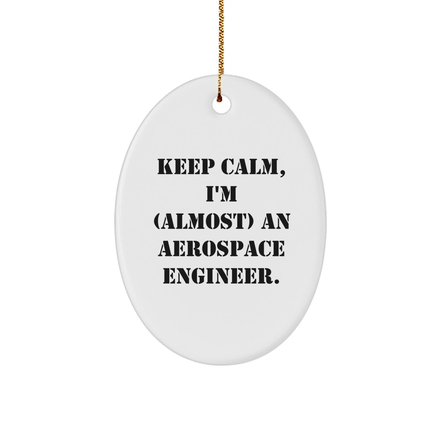 Aerospace Engineer Christmas Ornament for Coworkers Idea Surprise Gift - Image 1