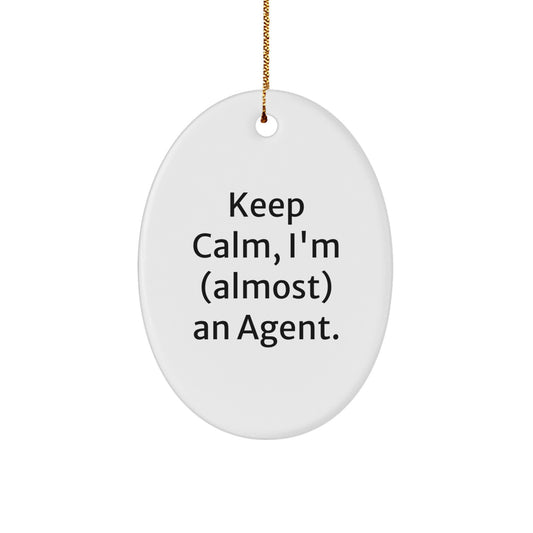 Agent Keepsake Christmas Ornament for Him Gift – Holiday Keepsake - Image 1
