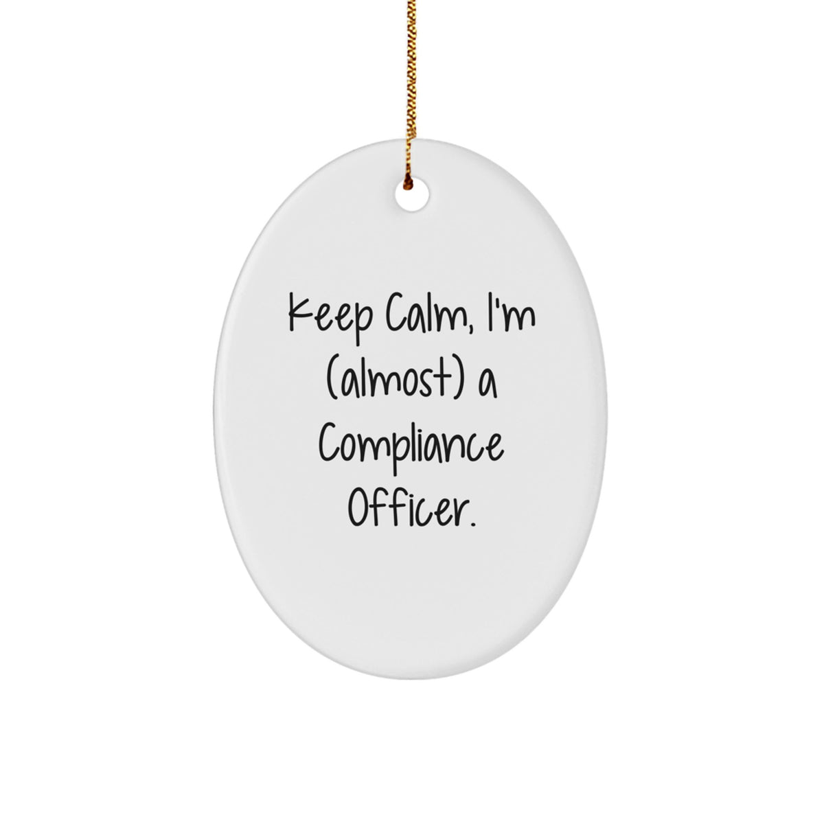 Compliance Officer Favorite Holiday Christmas Ornament for Kids Gift - Image 1