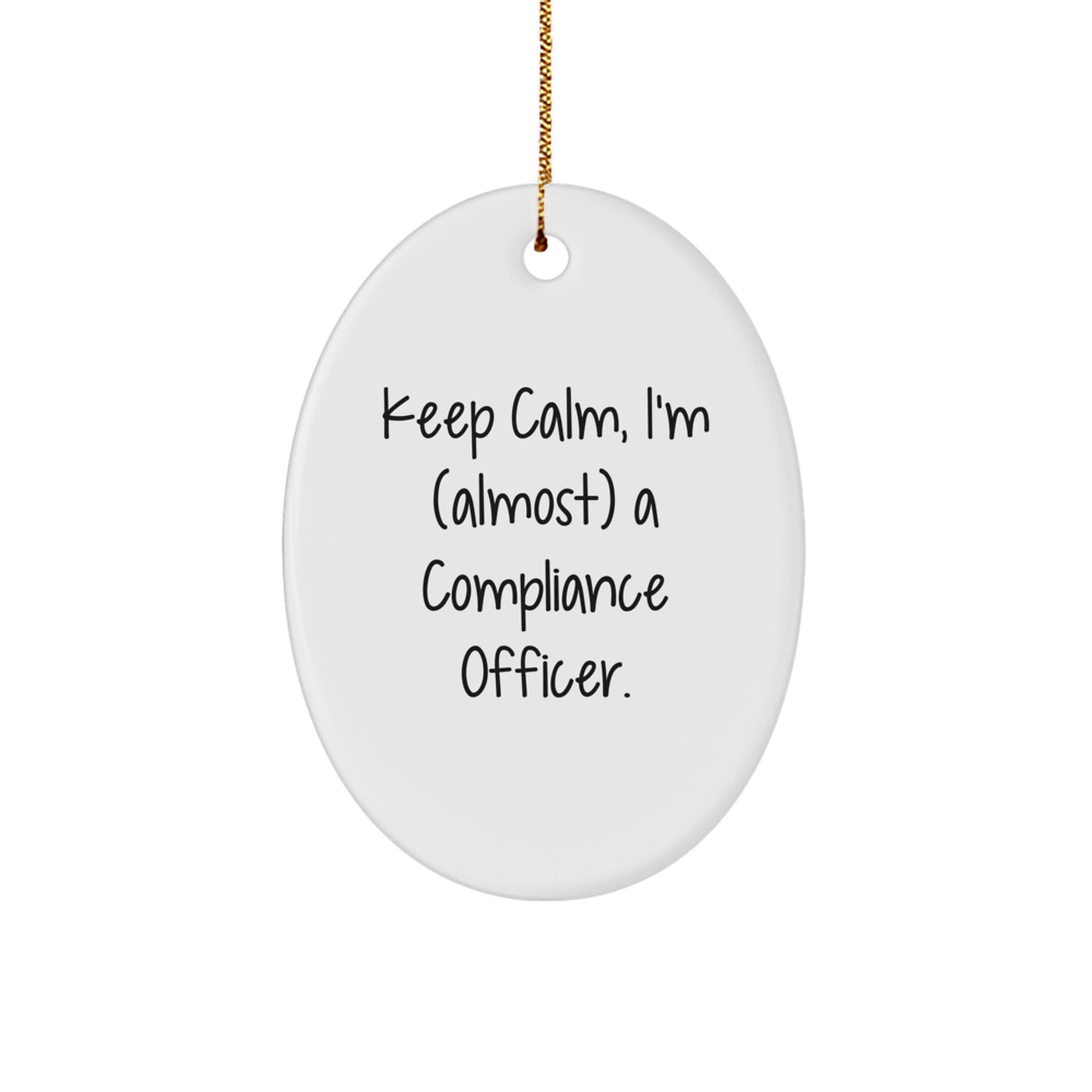 Compliance Officer Favorite Holiday Christmas Ornament for Kids Gift - Image 1
