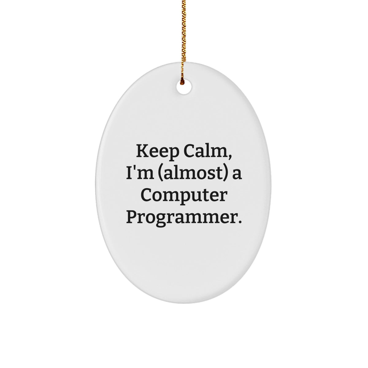 Collectible Computer Programmer Christmas Ornament for Neighbors Gift - Image 1