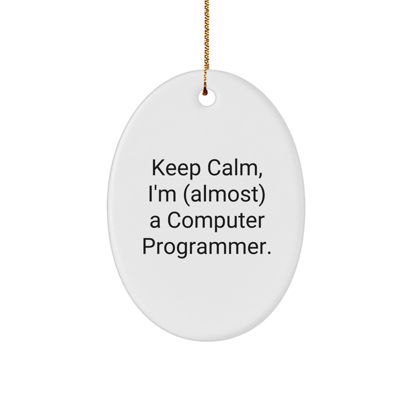 Essential Computer Programmer Christmas Ornament for a Best Friend Gift - Image 1