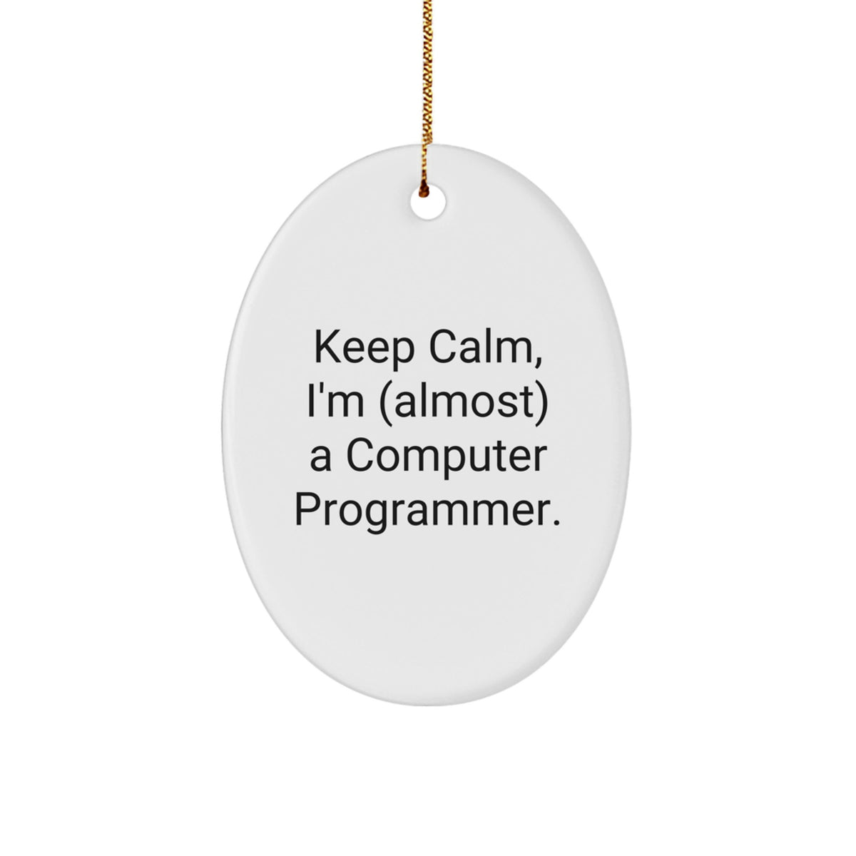 Essential Computer Programmer Christmas Ornament for a Best Friend Gift - Image 1