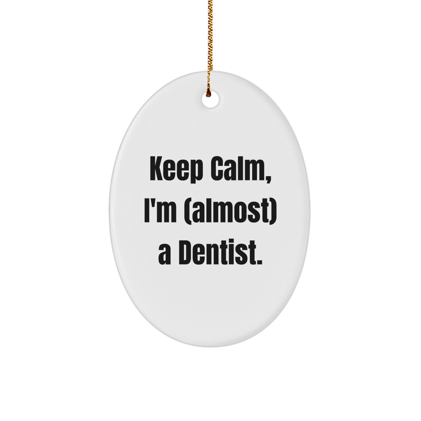 Dentist Treasure Christmas Ornament for Family Gift - Image 1