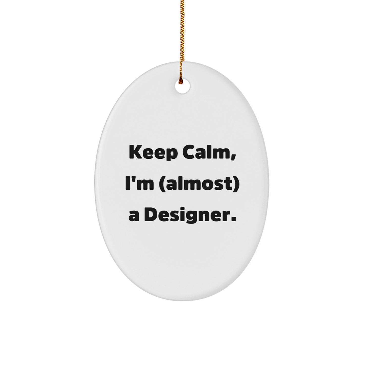 Designer Novelty Christmas Ornament for Friends Gift - Image 1
