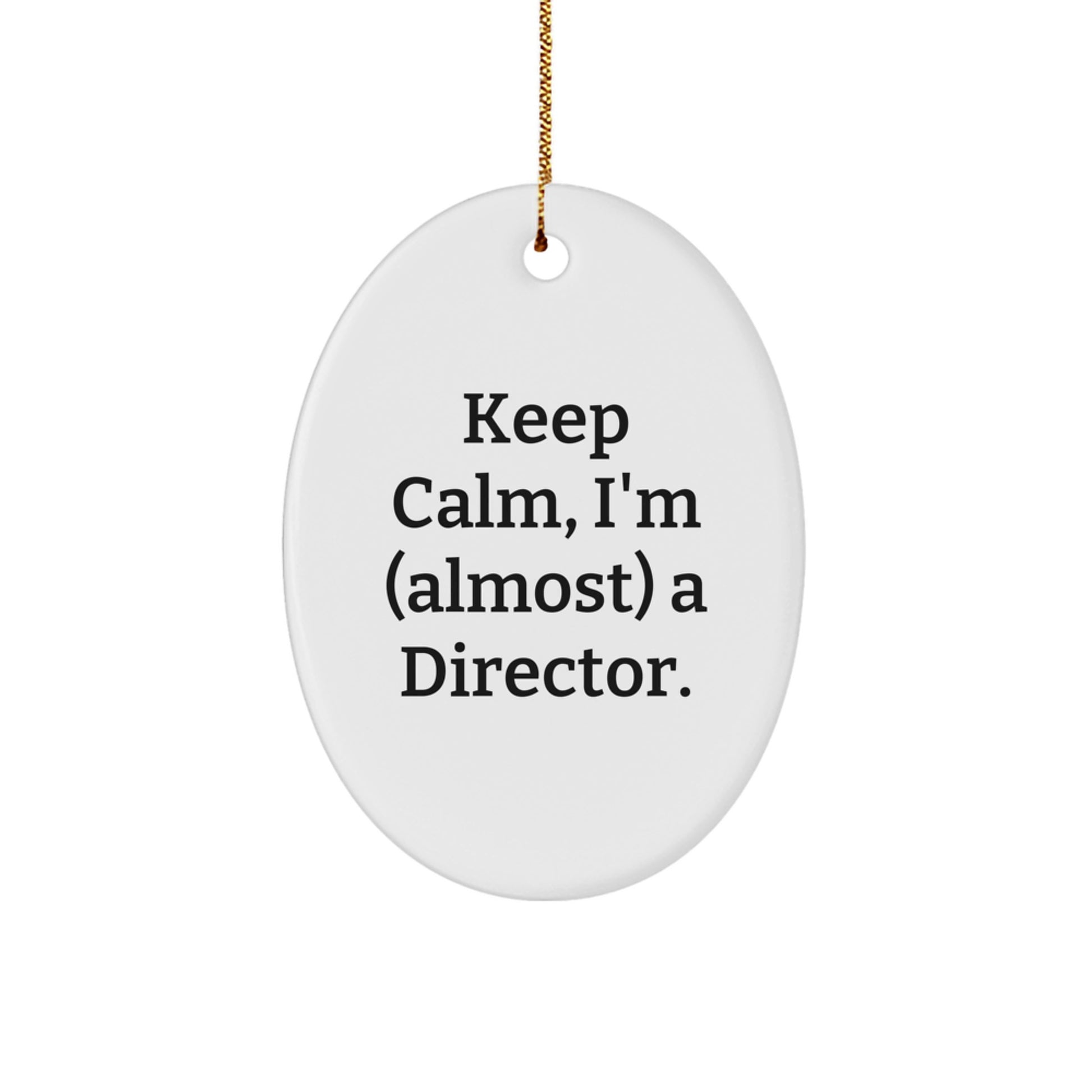 Director Calm Novelty Christmas Ornament for Friends Gift - Image 1