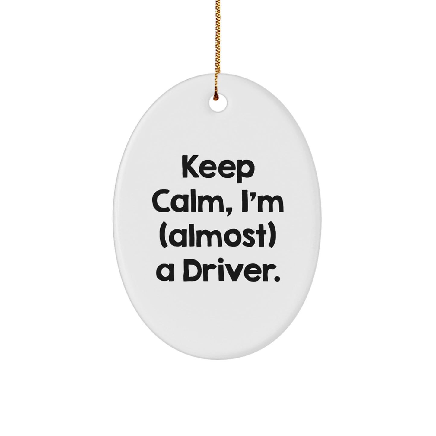 Driver Oval Ornament for Coworkers Idea Holiday Christmas Gift - Image 1