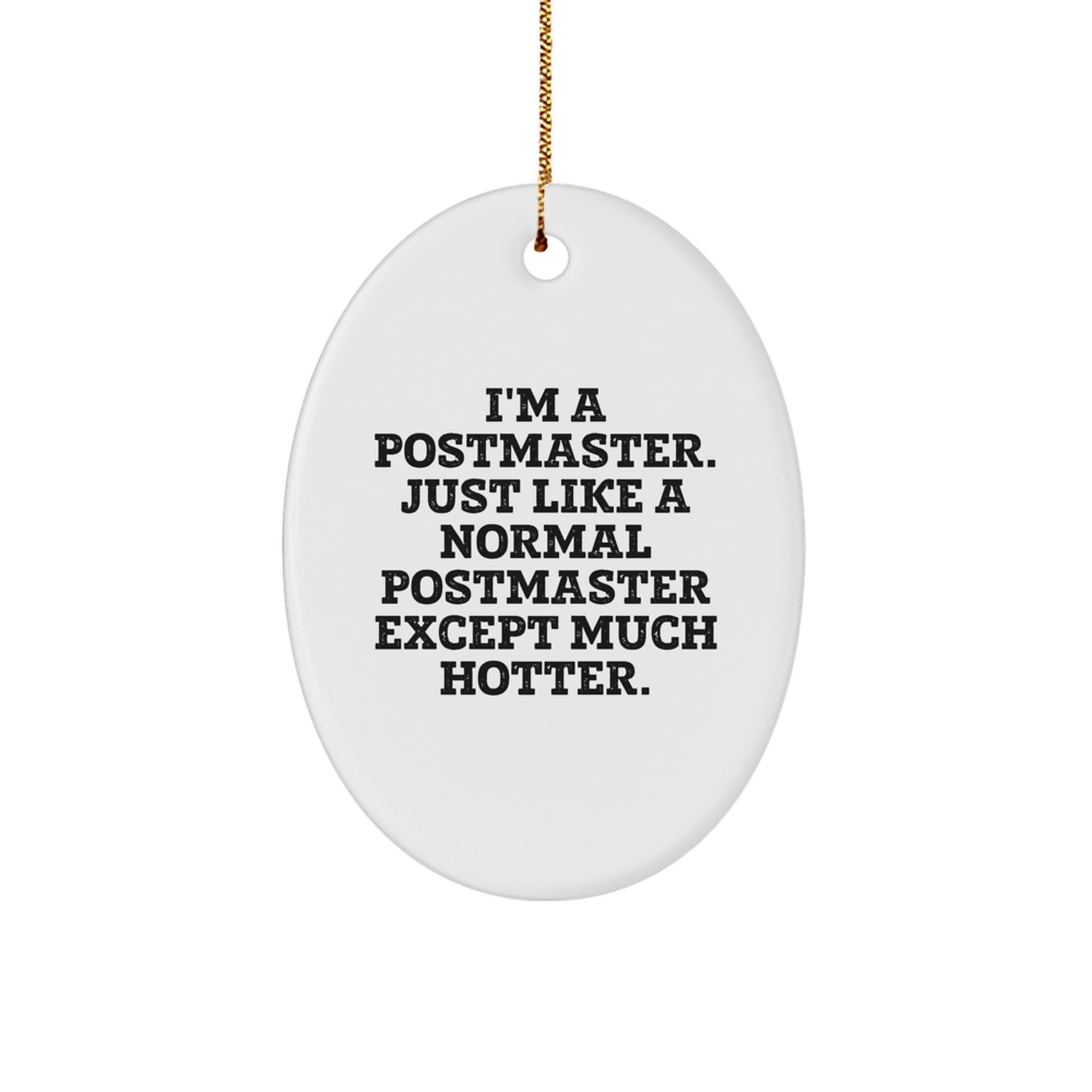 Postmaster Christmas Ornament for Happy Kids Favorite Gift - Much Hotter - Image 1