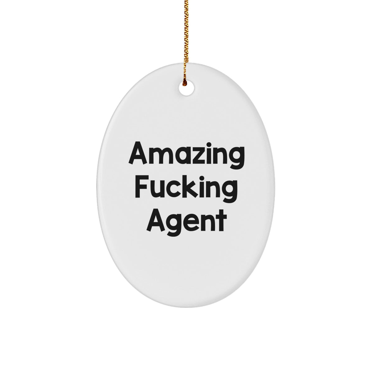 Favorite Agent Christmas Ornament for Kids Gift Vibrant Holiday Present - Image 1