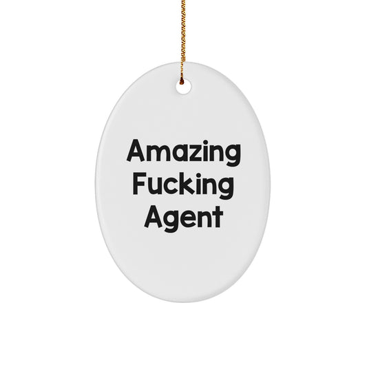Favorite Agent Christmas Ornament for Kids Gift Vibrant Holiday Present - Image 1