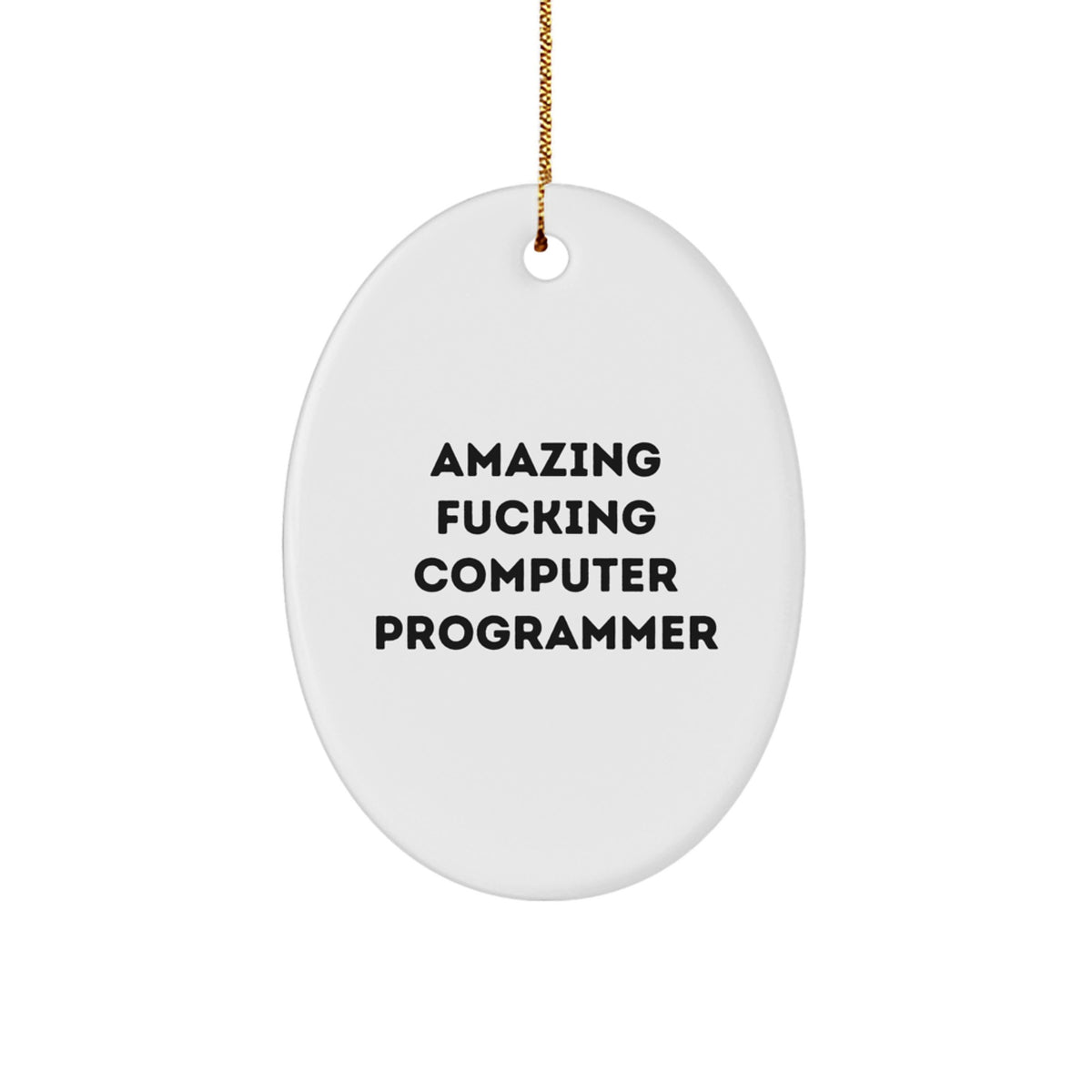 Computer Programmer Christmas Ornament for Him Keepsake Amazing Gift - Image 1
