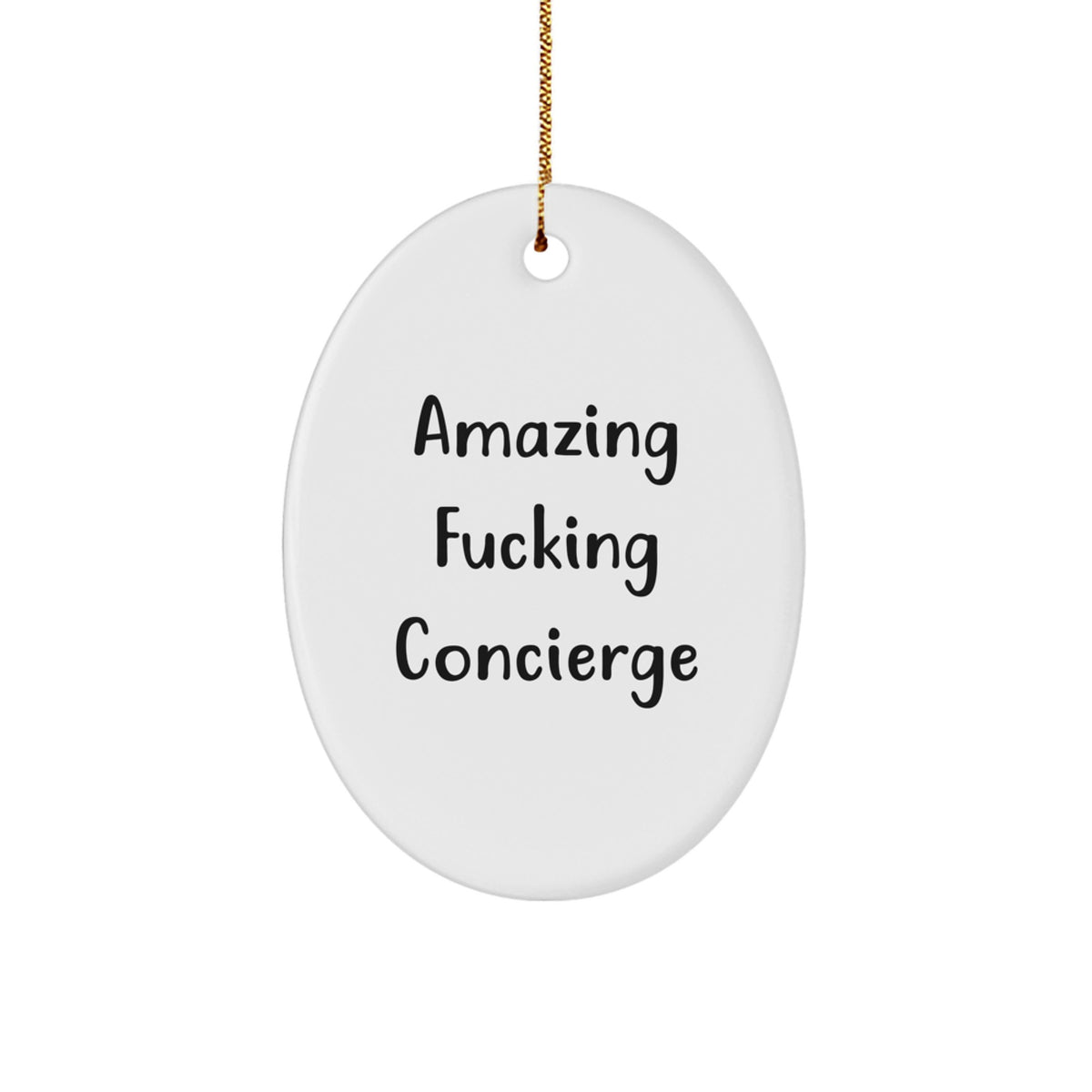Family Concierge Oval Ornament Treasure Bright Christmas Unique Gift - Image 1