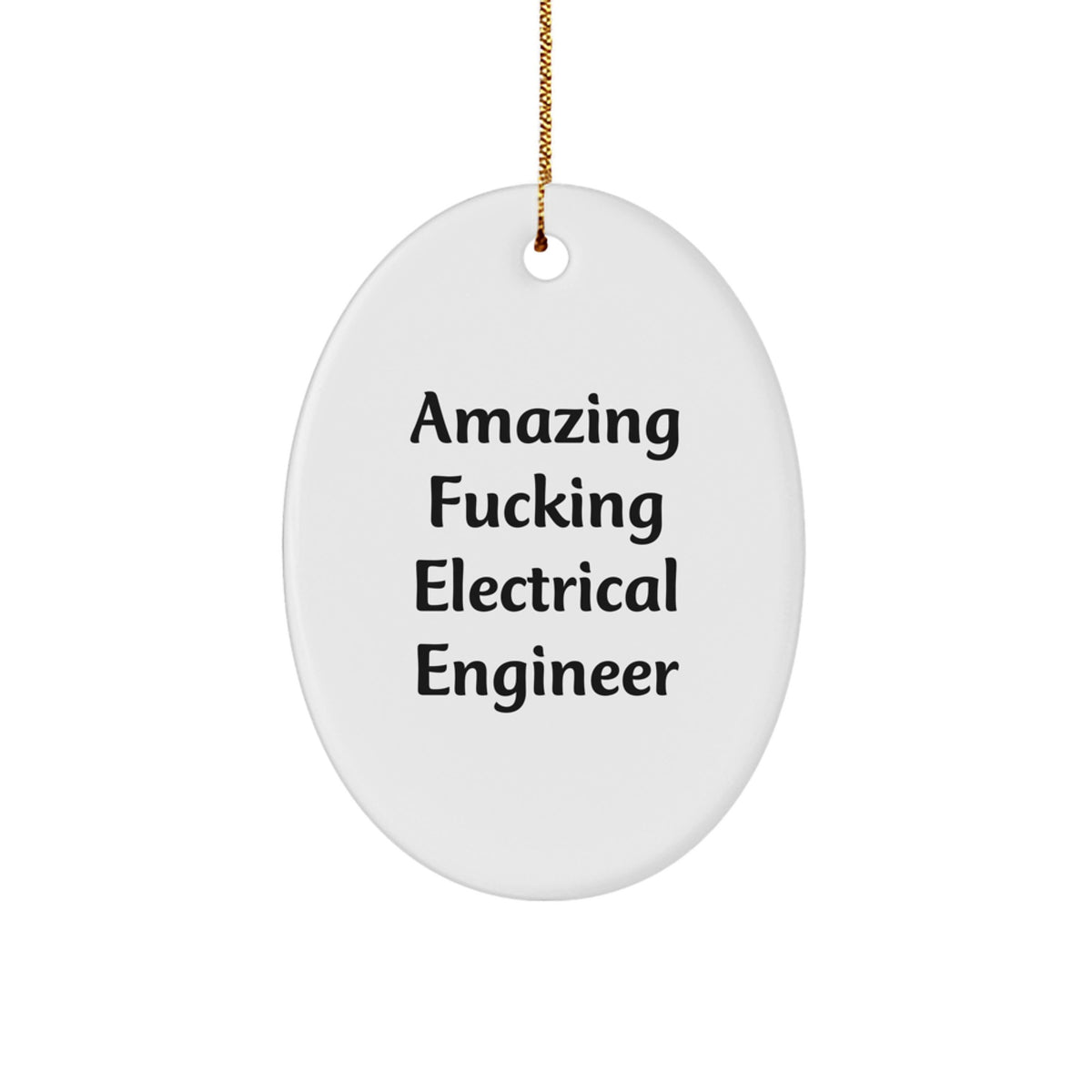 Christmas Ornament Gift for Coworkers Amazing Fucking Electrical - Image 1