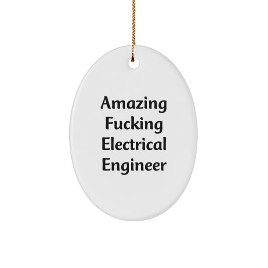Christmas Ornament Gift for Coworkers Amazing Fucking Electrical - Image 1
