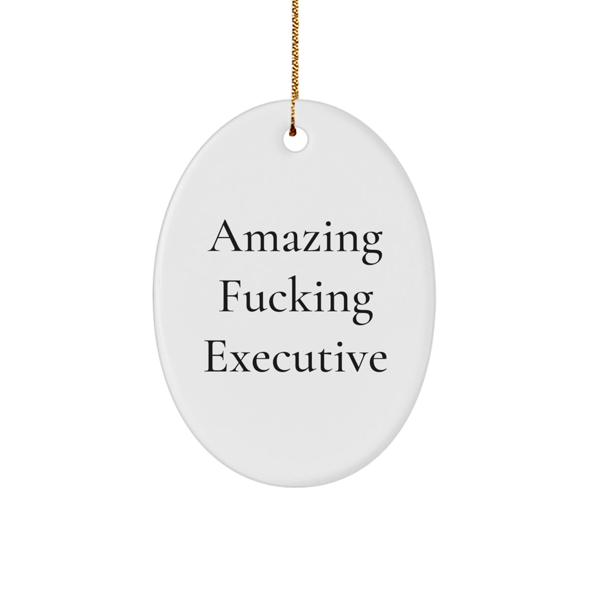 Bold Executive Christmas Ornament Gift for Friends - Image 1