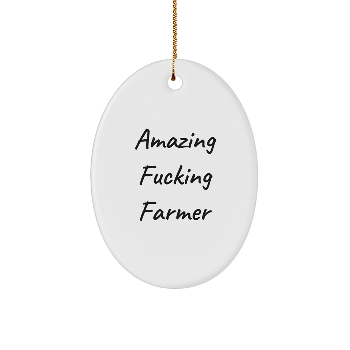 Farmer Treasure Christmas Ornament Gift for Family - Image 1
