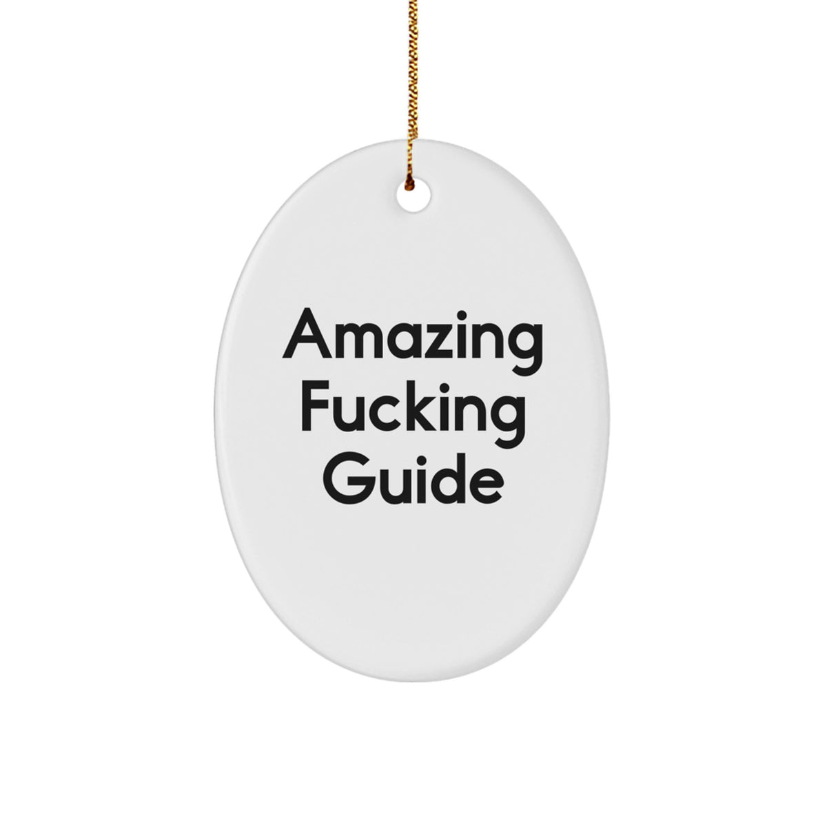 Guide Christmas Ornament Gift for Family - Amazing Fucking Guide - Image 1