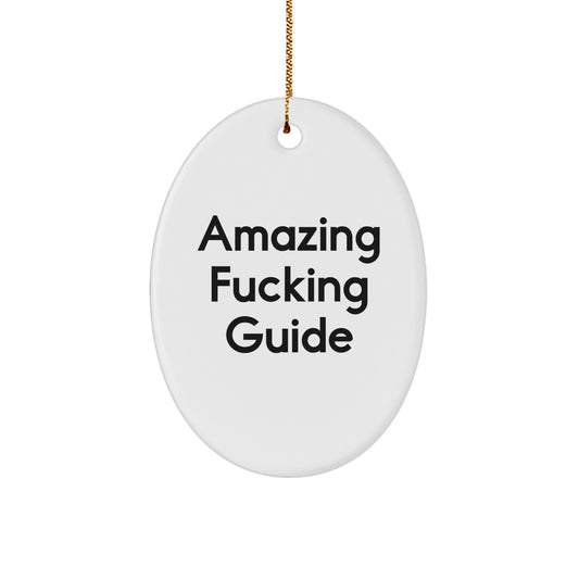 Guide Christmas Ornament Gift for Family - Amazing Fucking Guide - Image 1