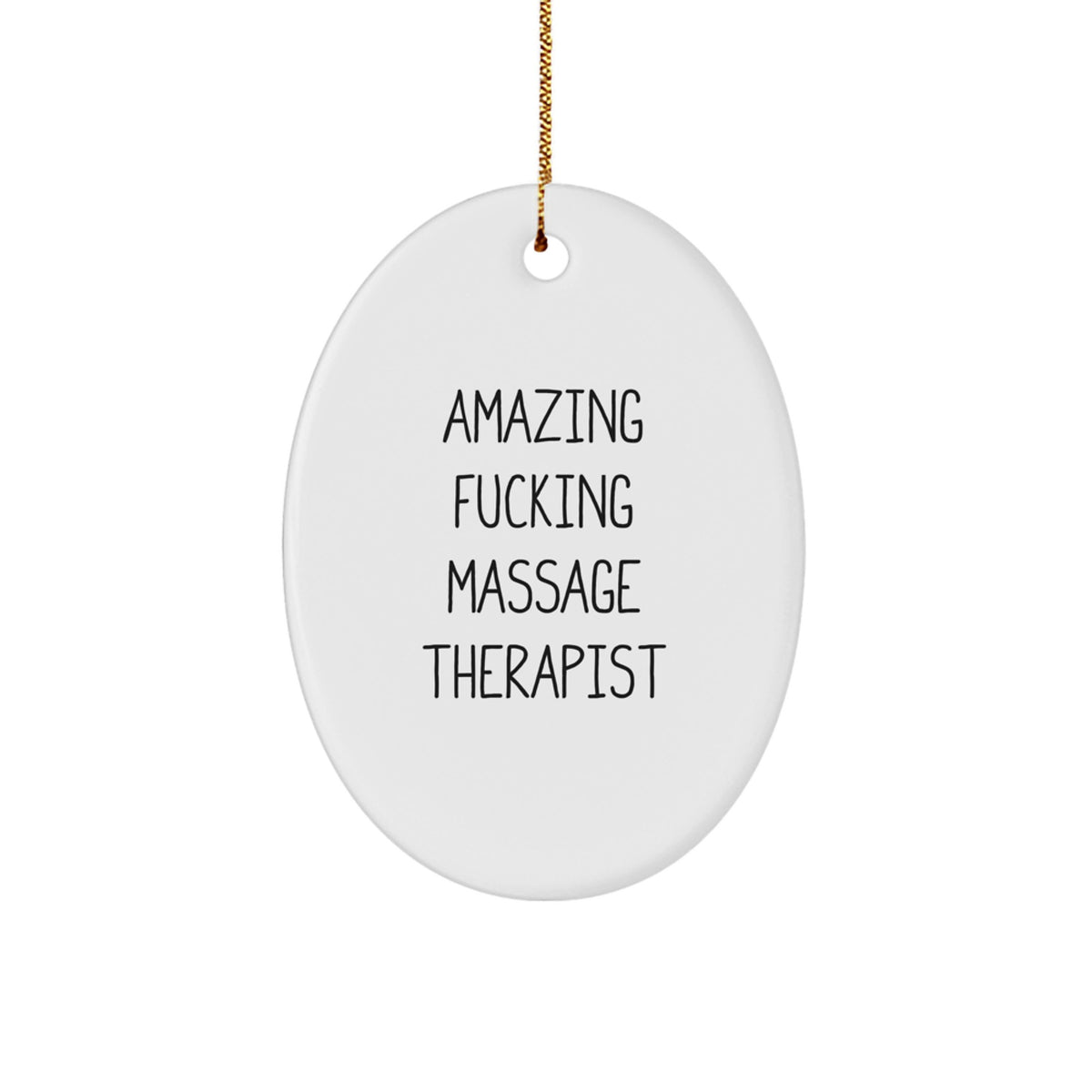 Massage Therapist Treasure Christmas Ornament Gift for Family - Image 1