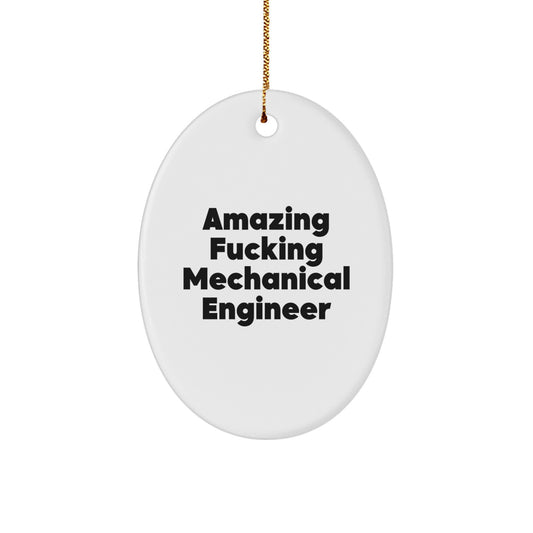 Mechanical Engineer Christmas Ornament Gift for Her Amazing Present - Image 1