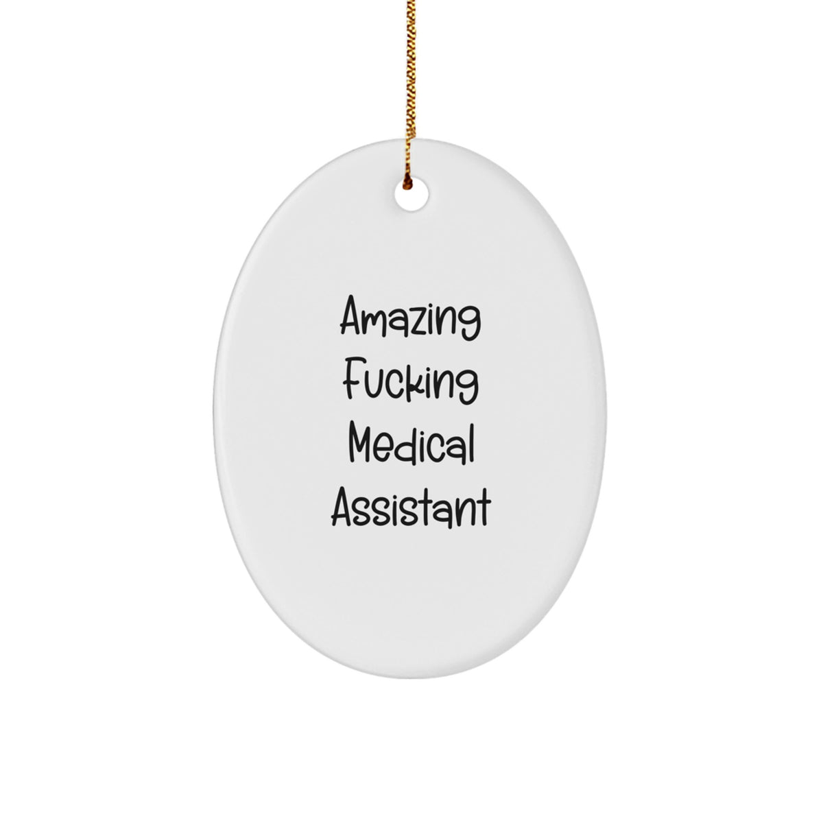Medical Assistant Keepsake Holiday Christmas Ornament for Him Gift - Image 1