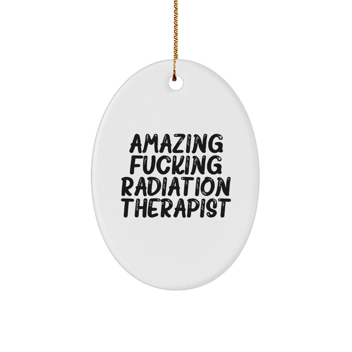 Christmas Ornament Gift for Coworkers Amazing Fucking Radiation - Image 1