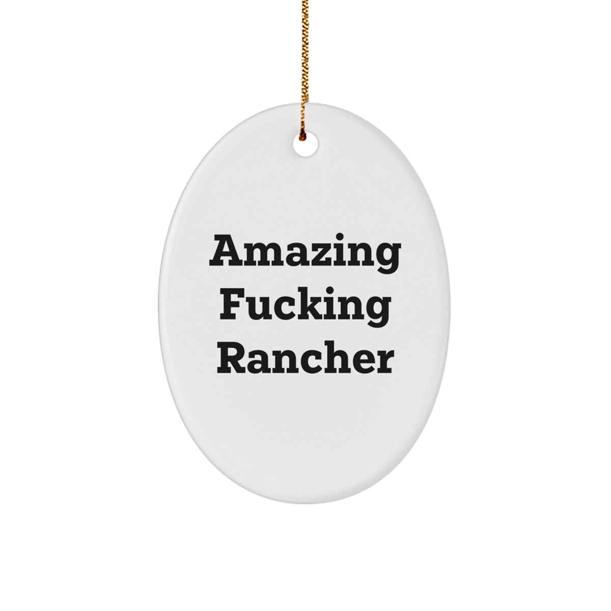 Amazing Rancher Christmas Ornament Gift for a Best Friend – Essential - Image 1