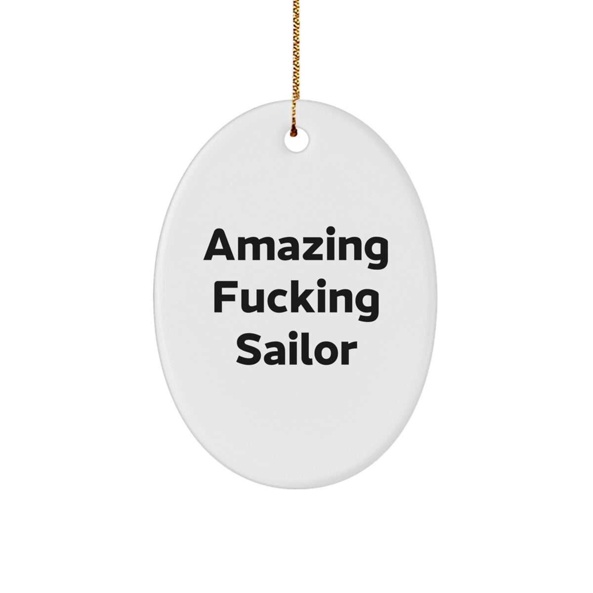 Sailor Keepsake Vibrant Holiday Surprise Christmas Ornament for Him Gift - Image 1
