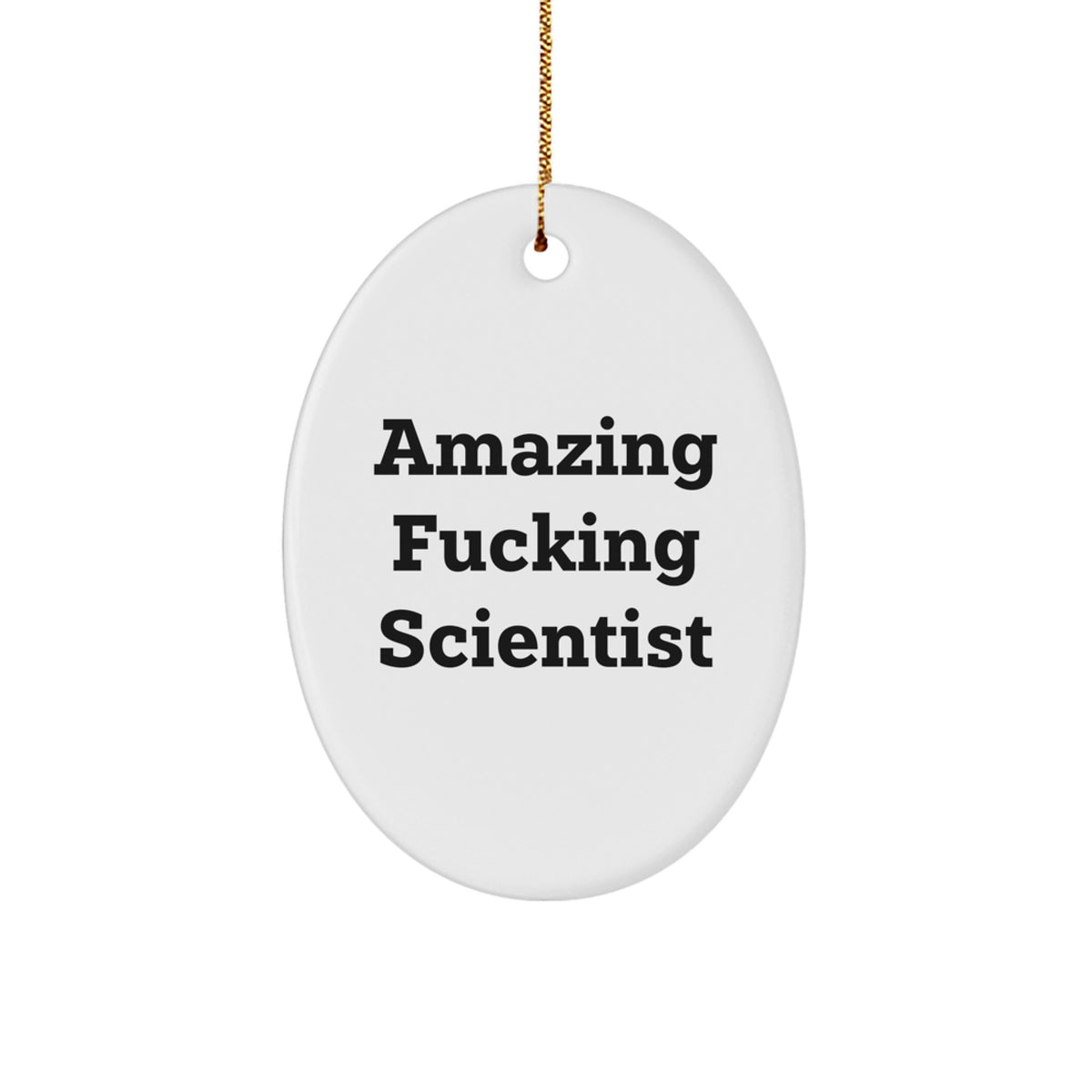 Amazing Scientist Keepsake Christmas Ornament for Him Gift - Image 1