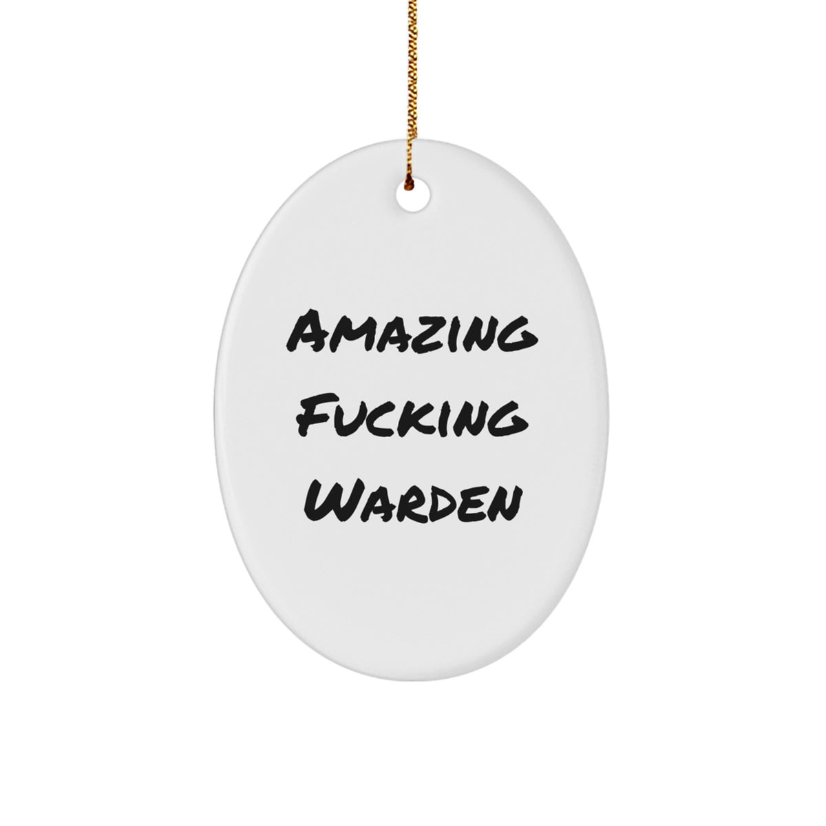 Warden Favorite Christmas Ornament for Kids Gift - Image 1
