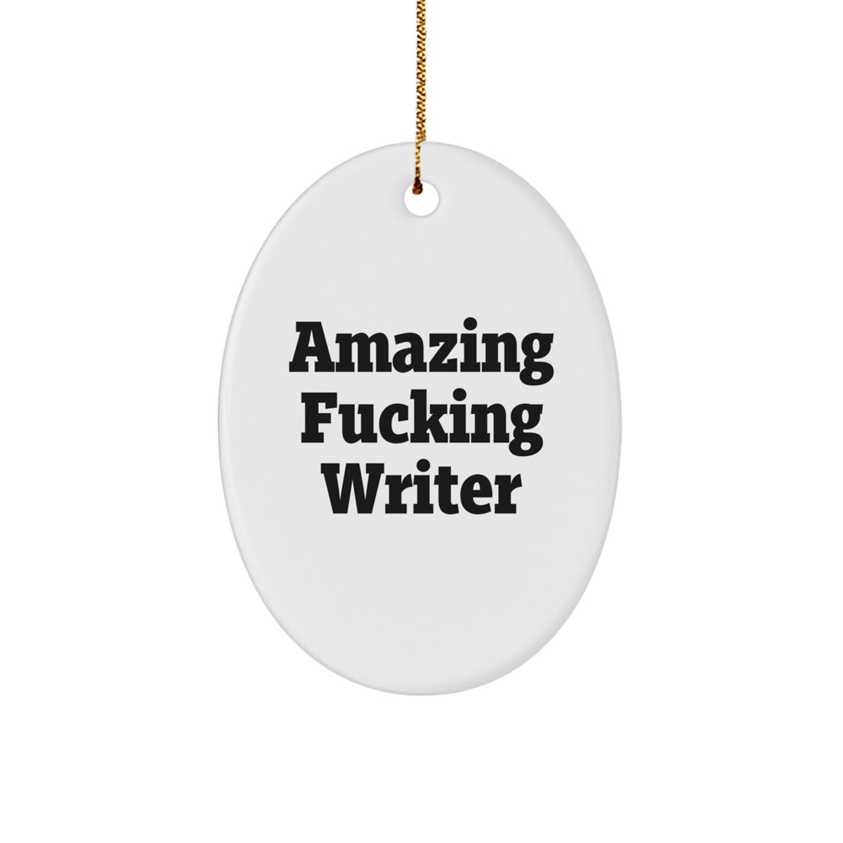 Writer Treasure Christmas Ornament for Family Gift - Image 1