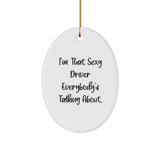 Bold Teen Driver Memento Christmas Cool Ornament Gift for Teens - Image 1