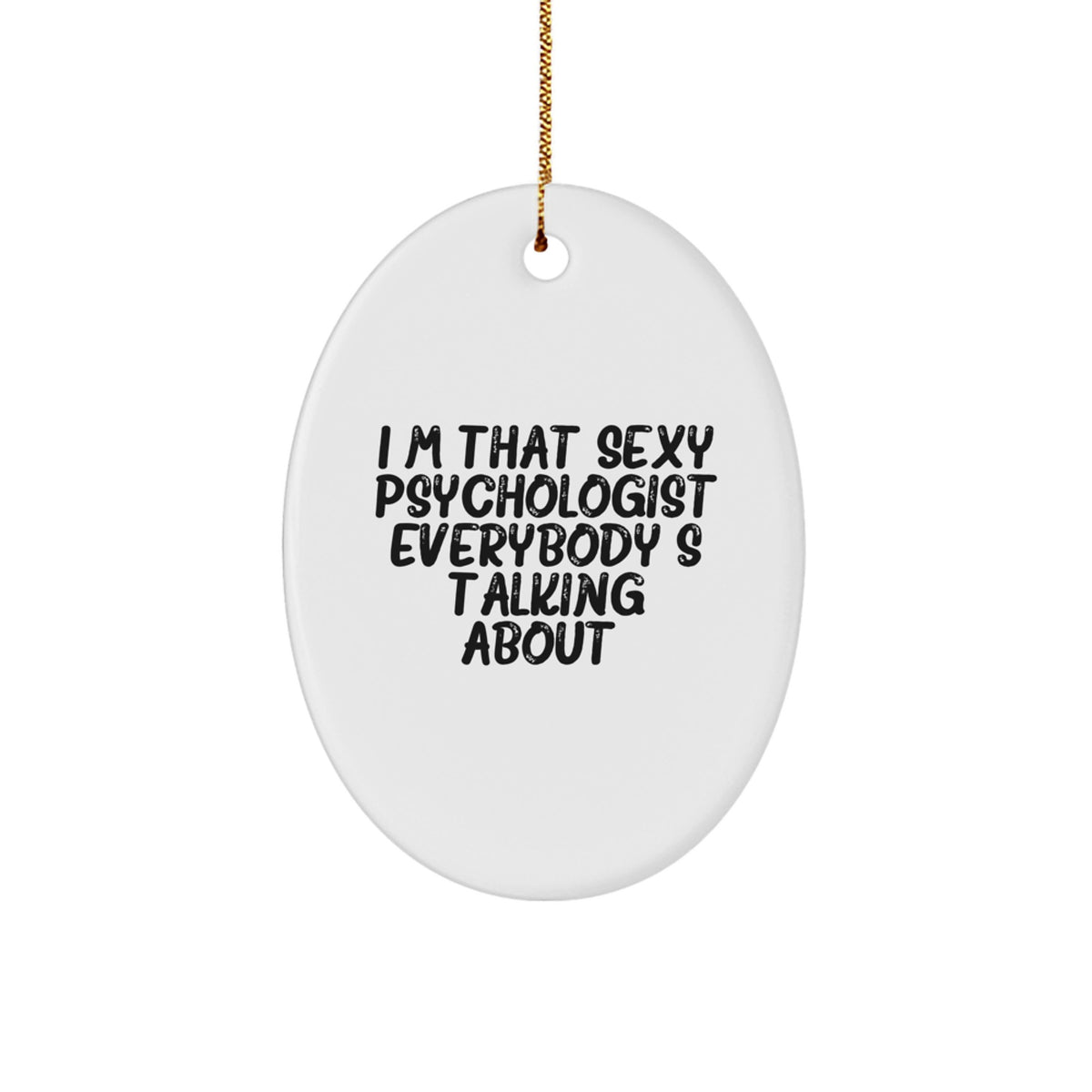 Christmas Ornament Witty Psychologist Gift for Coworkers - A Festive - Image 1