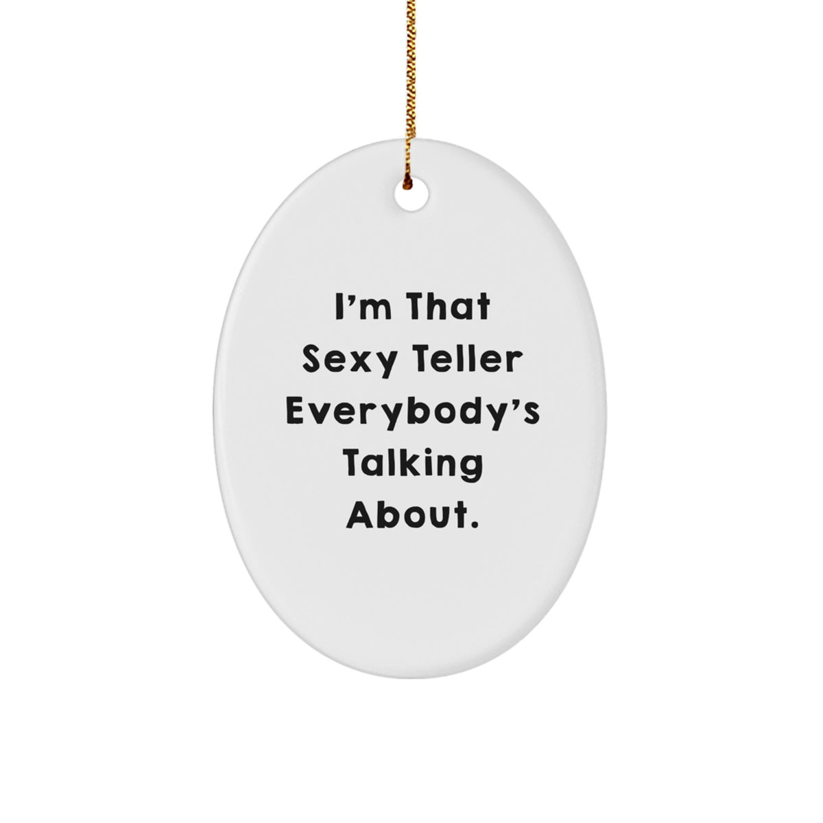 Christmas Gift Sexy Teller Christmas Ornament for Teens - A Surprise - Image 1