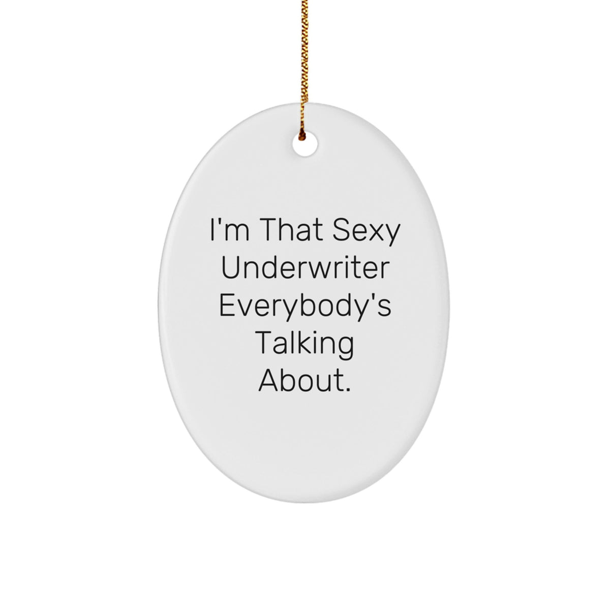 Underwriter Treasure Christmas Ornament for Family Gift - Image 1