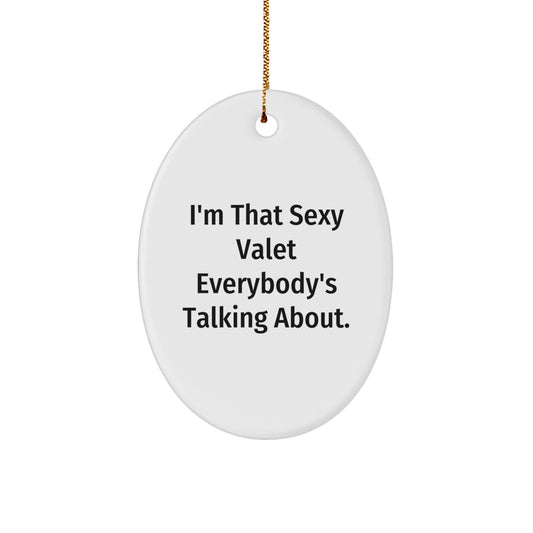 Valet Keepsake Christmas Ornament for Him Gift – Holiday Tree Decor - Image 1